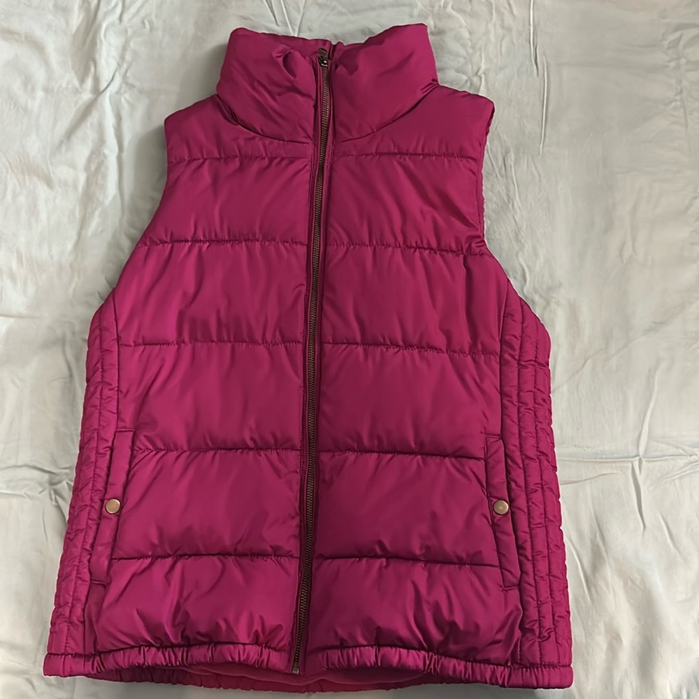 Pink Puffer Vest